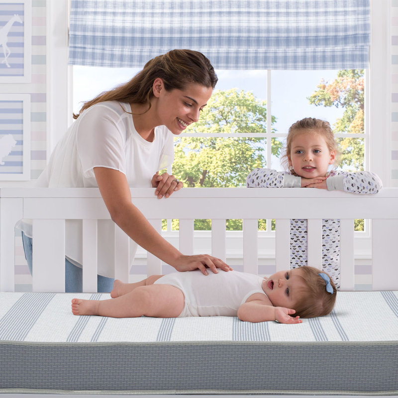 2 Stage Standard Crib Toddler Rectangle Mattress